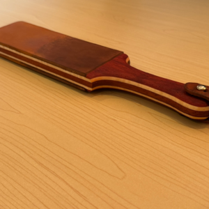 Heritage - Signature (Padauk/Curly Maple/Padauk | Dark Brown/Saddle Tan)